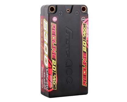 Gens Ace Redline 2.0 5300mAh 2S2P 7.6V 140C HV Shorty LiPo