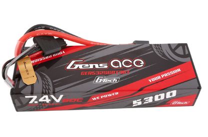 Gens Ace G-Tech 5300mAh 2S1P 7.4V 60C LiPo w/EC3 & Deans Adapter