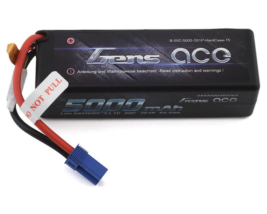 Gens Ace 3s LiPo Battery 50C w/EC5 Connector (11.1V/5000mAh) GEA50003S50E5