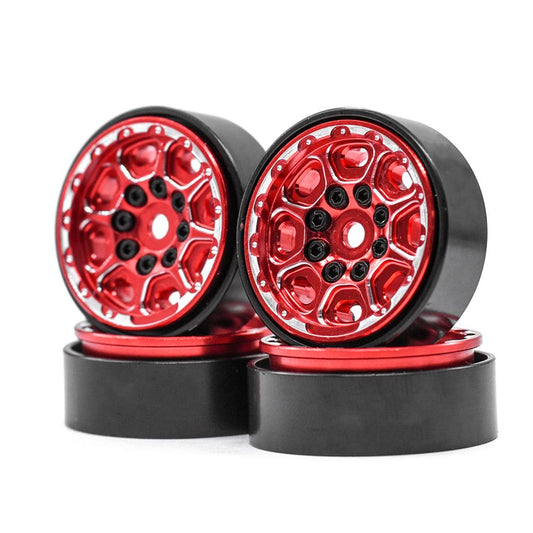 Hobby Details 1.0" CNC Beadlock Wheels, TRX-4M  (4)