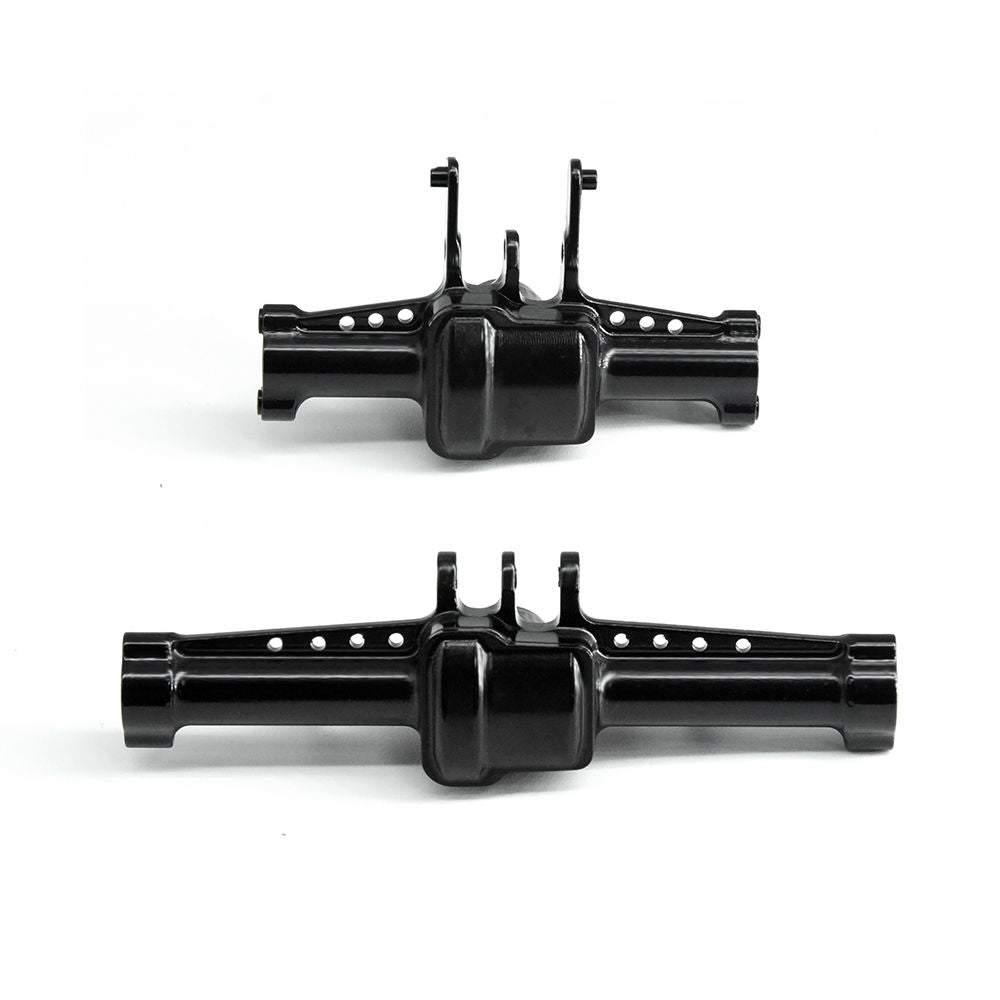 Hobby Details Traxxas 1/18 TRX-4M AL Fr & Rr Axle Set-Black (2)