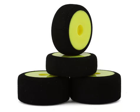 HackFab Losi Micro-B Foam Tires (4) (Yellow)
