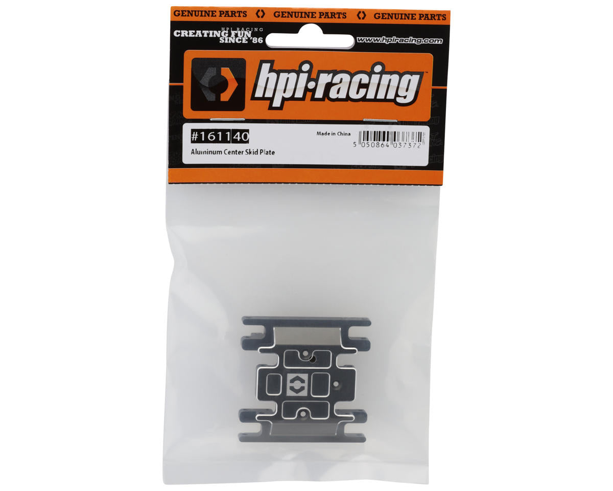 HPI Aluminum Center Skid Plate (Grey)