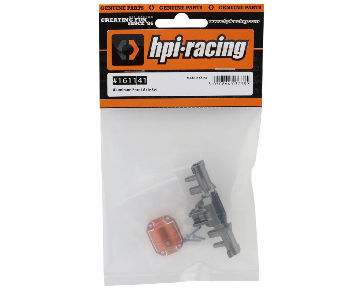 HPI Venture18 Aluminum Front Axle & Differential Cover Set (Grey)