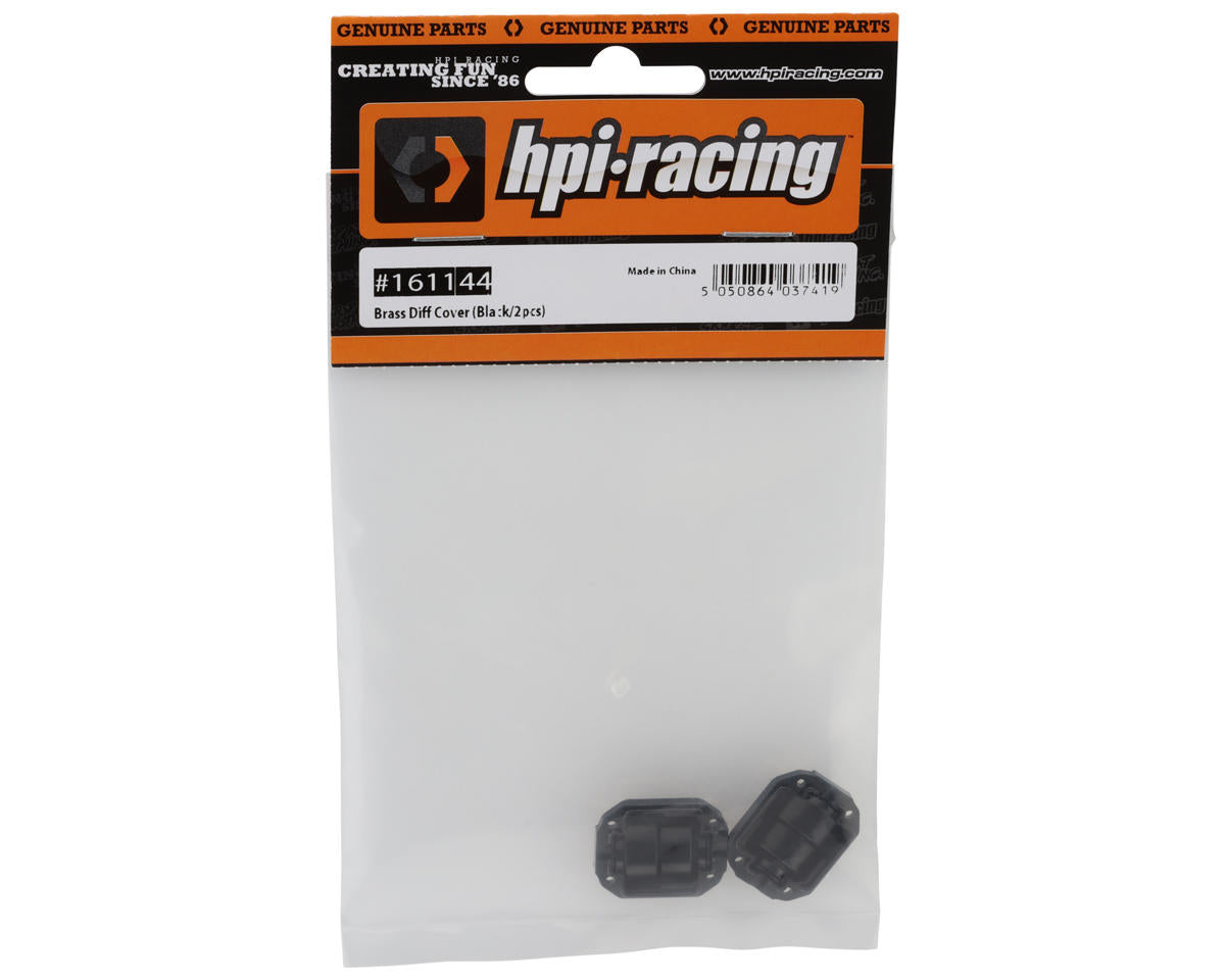 HPI Brass Differential Covers (Black) (2) (10g)