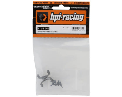 HPI Venture 18 Aluminum C-Hubs (Gunmetal) (2) (Straight Axle)