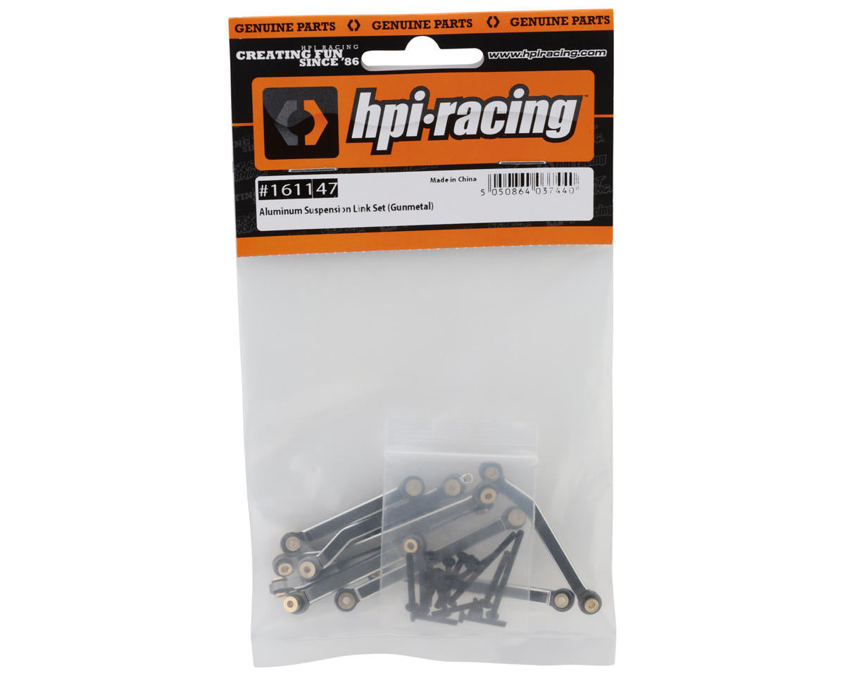 HPI Venture18 Aluminum Suspension Links Set (Gunmetal)