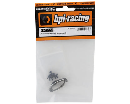 HPI Venture 18 Aluminum C-Hubs (Gunmetal) (2) (Portal Axle)