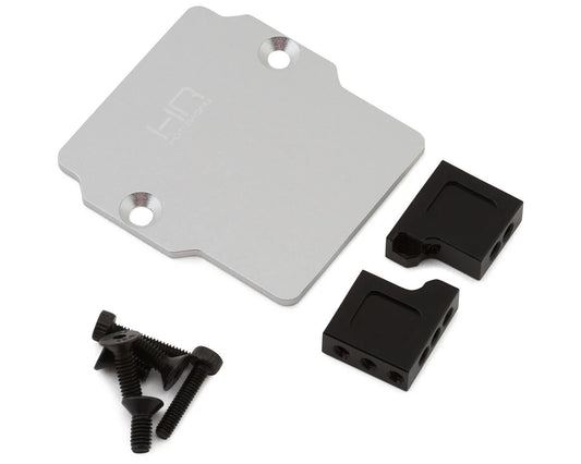 Hot Racing Arrma Grom Aluminum Servo Plate (Silver) w/Servo Mounts