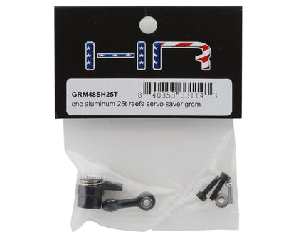 Hot Racing Arrma Grom Aluminum Servo Saver Set (Black) (25T)