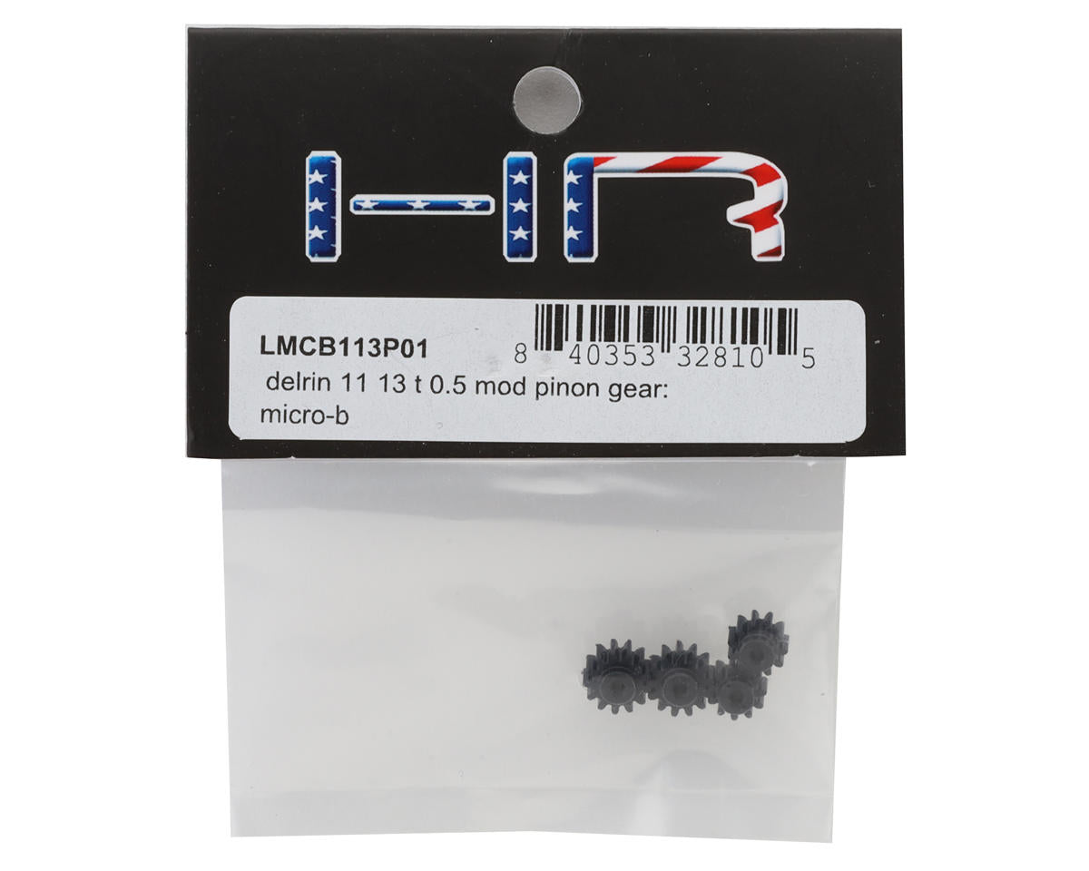Hot Racing Losi® Micro-B 11T & 13T Delrin 0.5 Mod Pinon Gears (2)