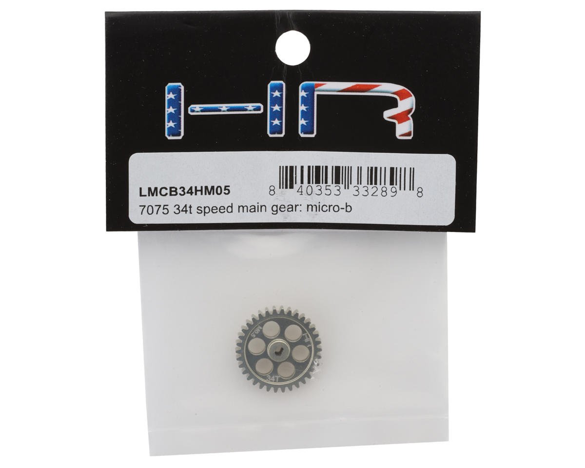 Hot Racing Losi Micro-B Aluminum Speed-Run Spur Gear (34T)