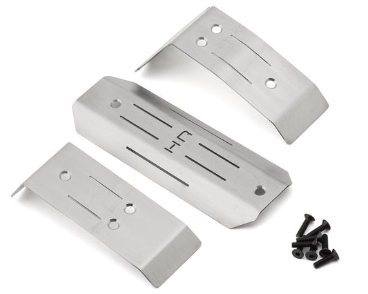 Hot Racing Stainless Steel Skid Plate Set for Traxxas® Mini Maxx®