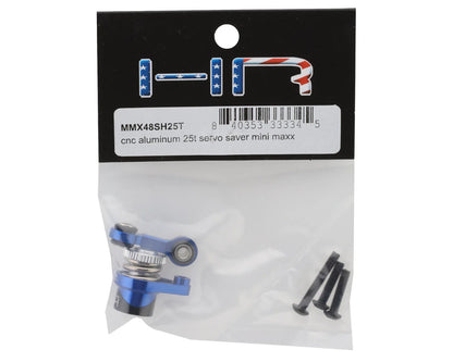 Hot Racing Aluminum Servo Saver for Traxxas® Mini Maxx® (Blue) (25T)