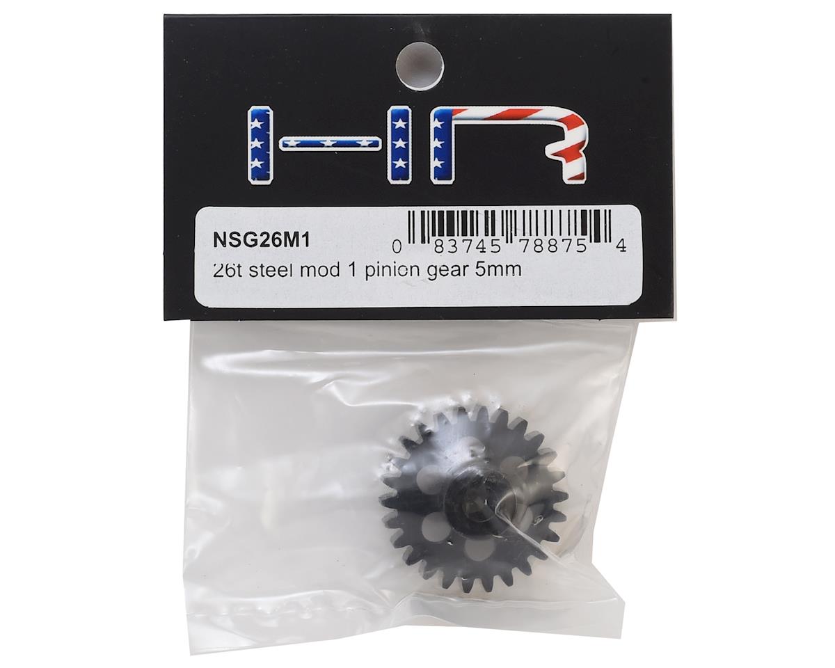 Hot Racing Steel Mod 1 Pinion Gear w/5mm Bore (26T)