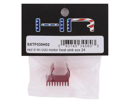 Hot Racing Axial SCX24 030 Motor Heat Sink (Red)