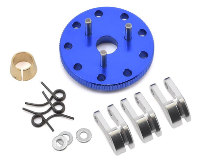 Hot Racing Light Weight 3-Shoe Clutch & Flywheel Kit for Traxxas T-Maxx (Blue)