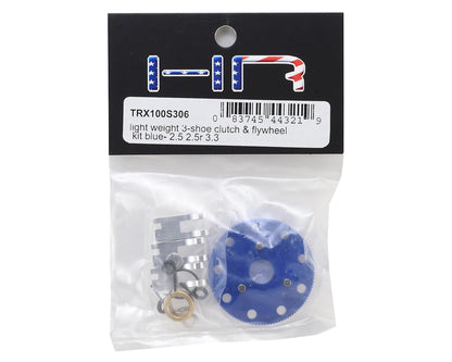 Hot Racing Light Weight 3-Shoe Clutch & Flywheel Kit for Traxxas T-Maxx (Blue)