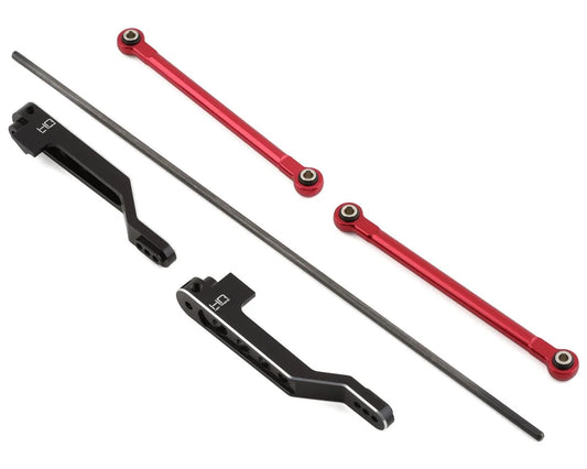 Hot Racing Rear HD Torsional Sway Bar Set for Traxxas UDR (Red)