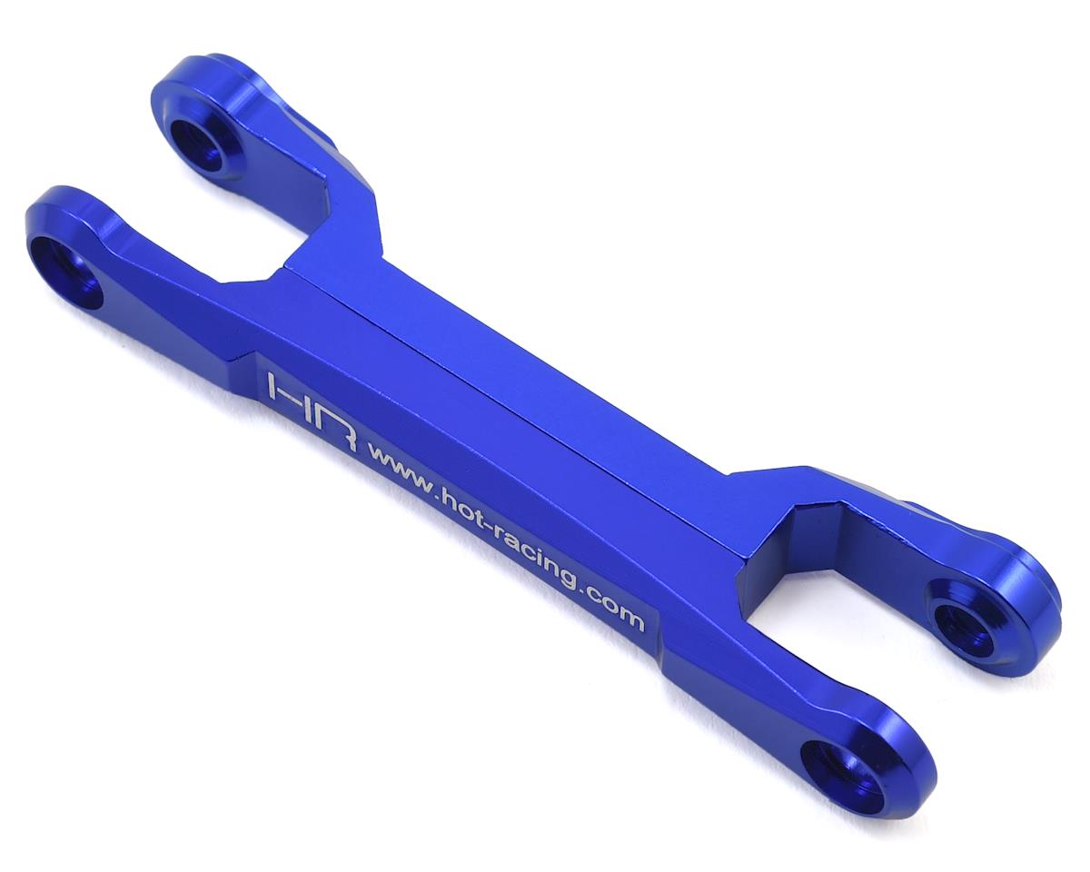 Hot Racing Aluminum Steering Center Brace Draglink for Traxxas X-Maxx (Blue)