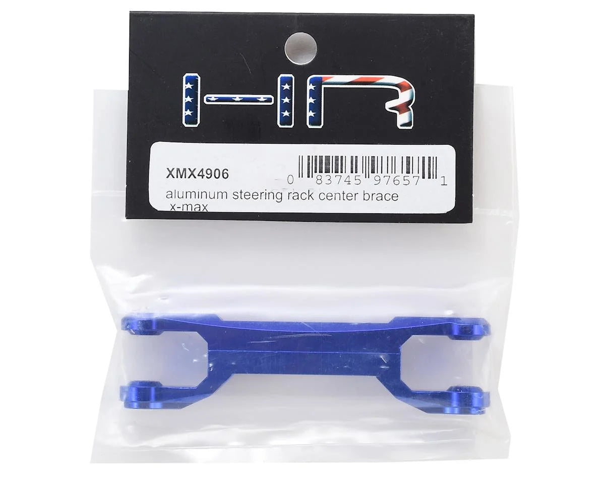 Hot Racing Aluminum Steering Center Brace Draglink for Traxxas X-Maxx (Blue)