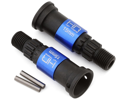 Hot Racing Steel HD CV Drive Axles for Traxxas XRT/X-Maxx (2) (+15mm)