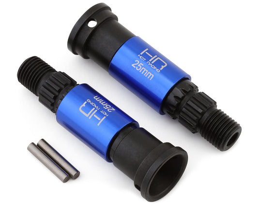 Hot Racing Steel HD CV Drive Axles for Traxxas XRT/X-Maxx (2) (+25mm)