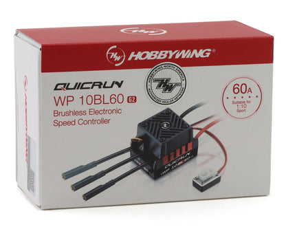 Hobbywing Quicrun WP-10BL60 G2 Waterproof Sensorless Brushless ESC (2-3S)