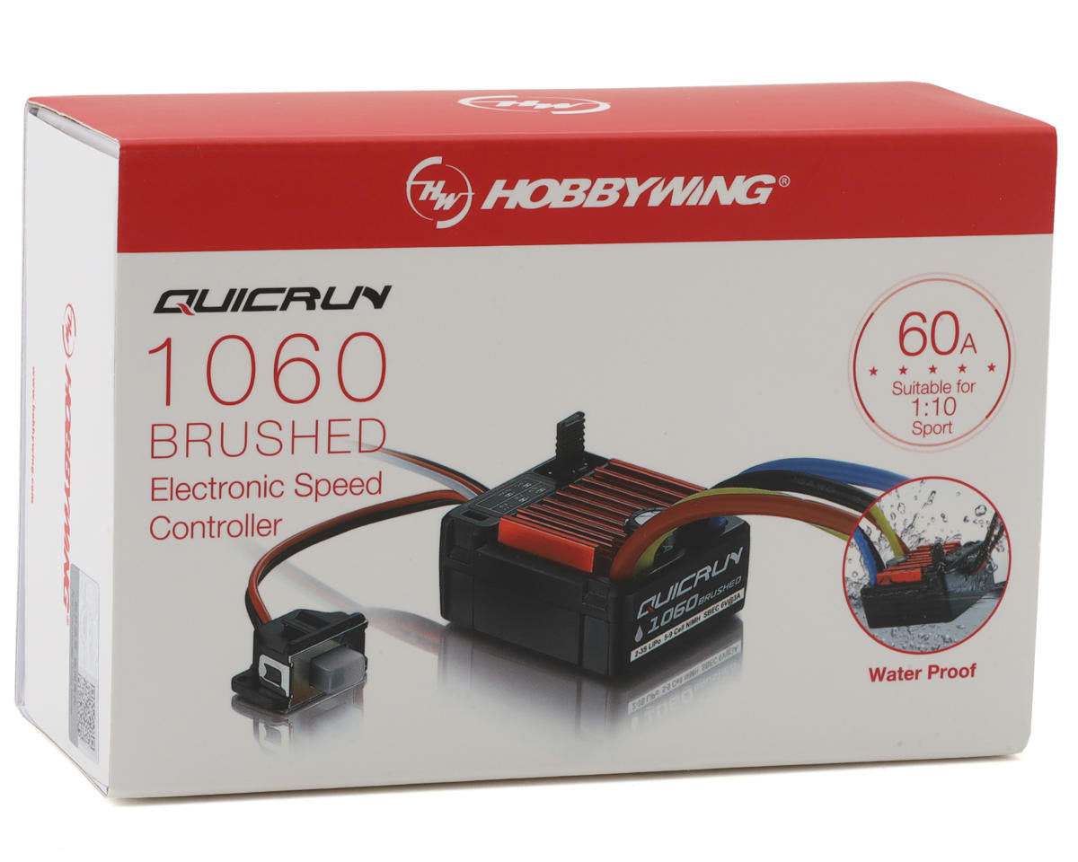 Hobbywing - Quicrun 1060 1/10 Brushed ESC w/ Deans