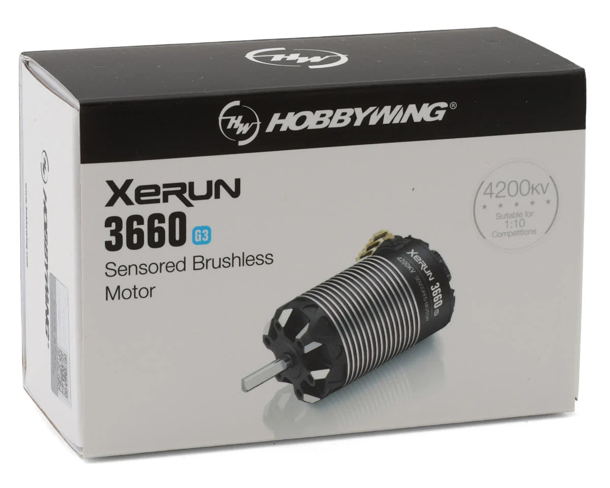 Hobbywing Xerun 3660SD G3 Brushless Sensored Motor (4200Kv) (5mm Shaft)