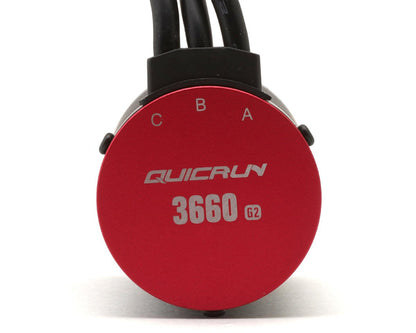 Hobbywing QuicRun 10BL120 G2 Sensorless Brushless ESC/3660SL Motor Combo (3700kV)
