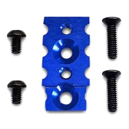 PN Racing Mini-Z MR03/MR04 High Clamp Force T-Plate Mount (Blue)
