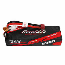 Gens Ace G-Tech 5300mAh 2S1P 7.4V 60C LiPo w/ Deans Plug