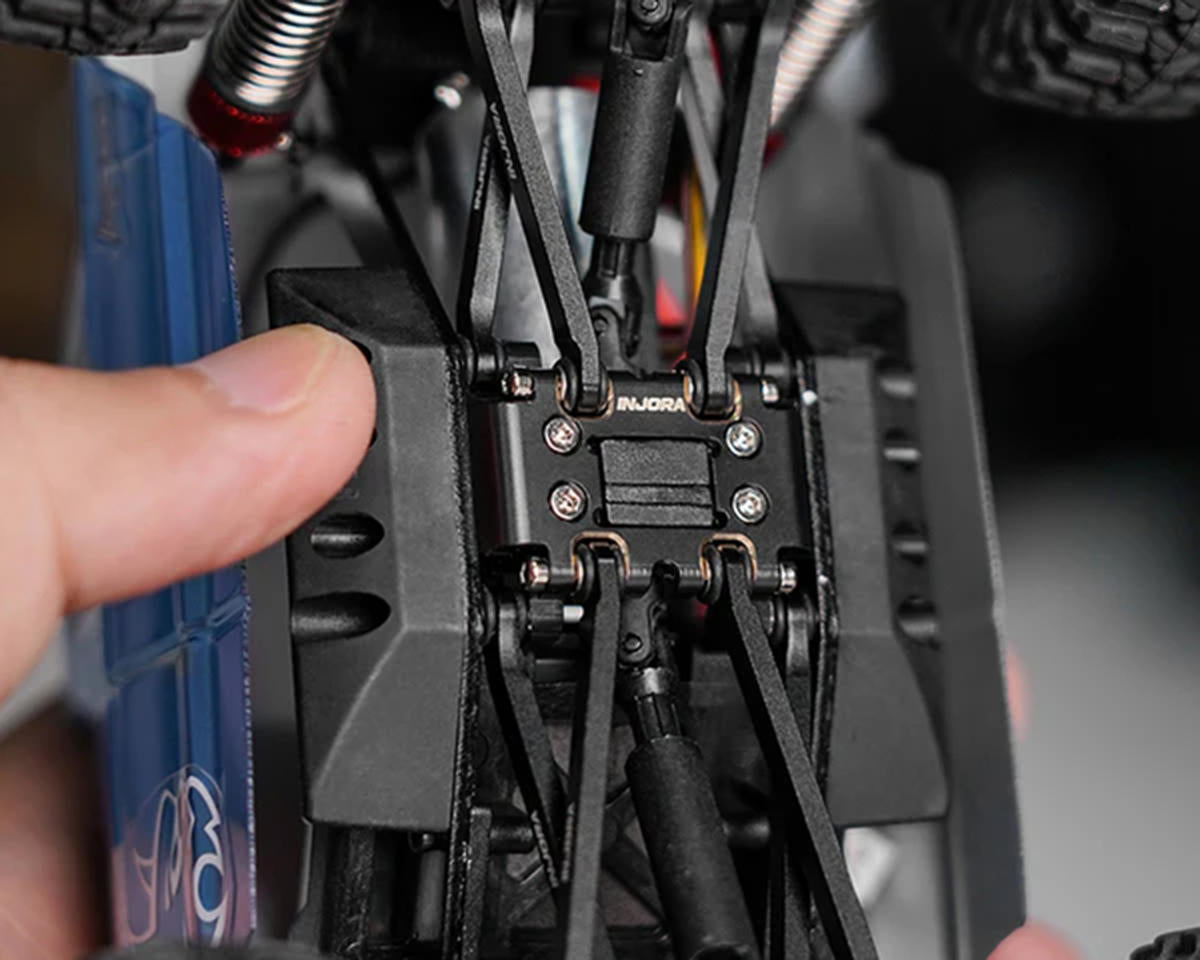 Injora Redcat Ascent-32 Brass Skid Plate (Black) (8.4g)