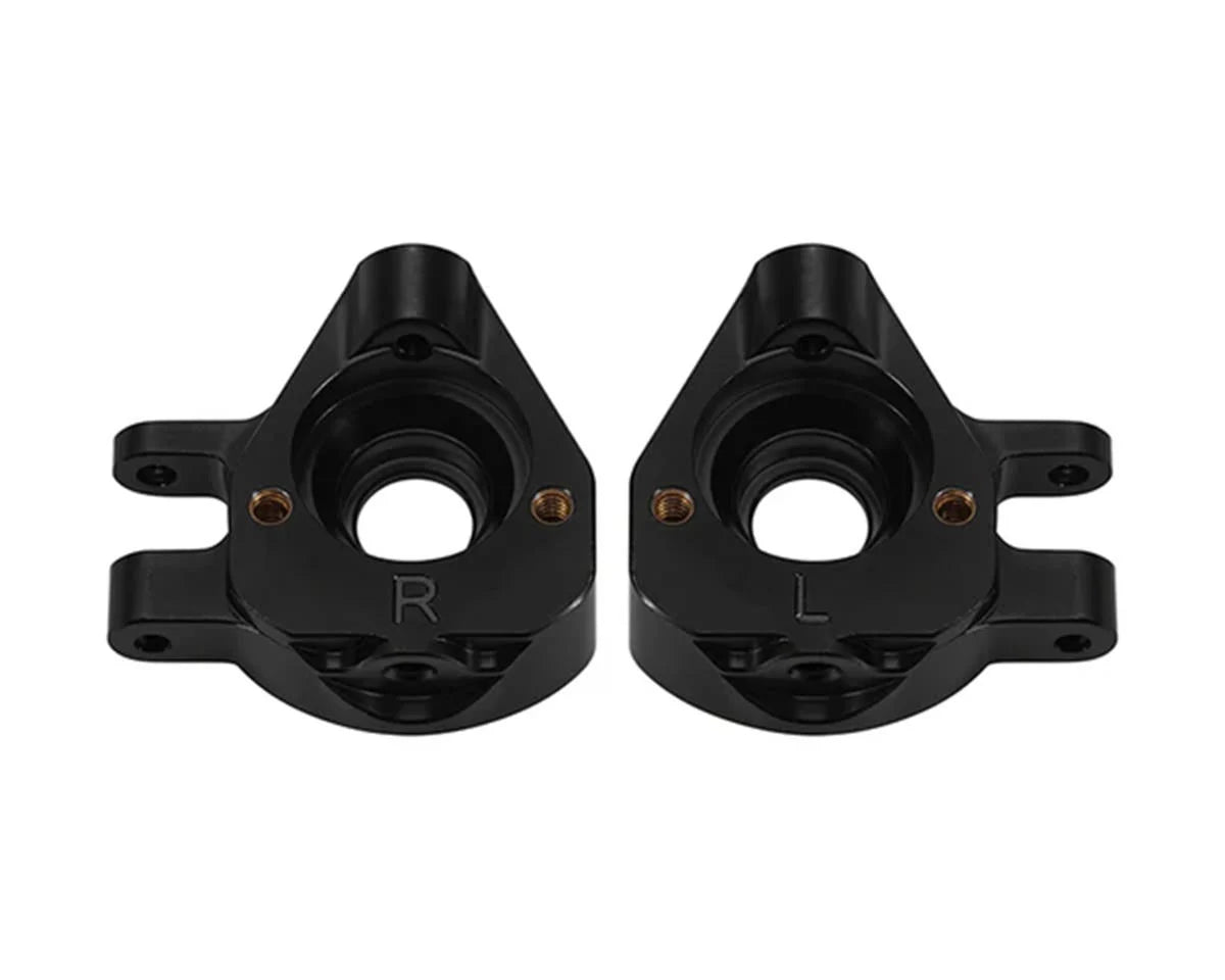 Injora Redcat Ascent-32 Brass Steering Knuckles (Black) (2) (5.4g ea)