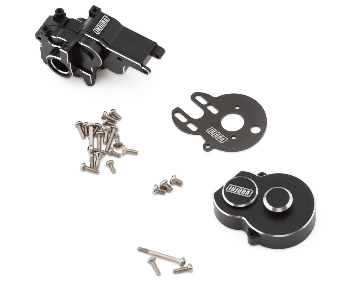 Injora Losi® Micro-B™/T™ Aluminum Transmission Gear Box Set w/Motor Mount & Cover