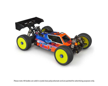 JConcepts 8IGHT-X Elite "P1" 1/8 Buggy Body (Clear)