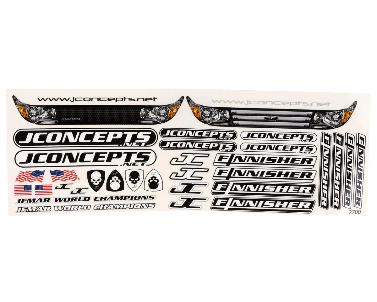 JConcepts F2 1/8 Truggy Body (Clear)