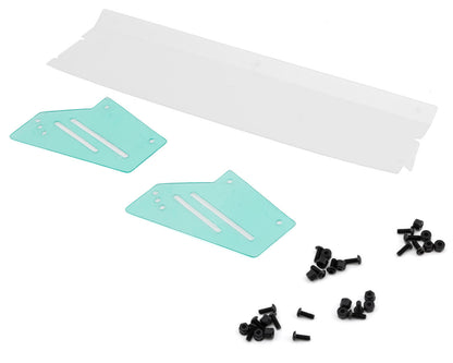JConcepts L8 Night G3 Speedway 1/10 Dirt Oval Latemodel Body w/Spoiler (Clear) (10.25")