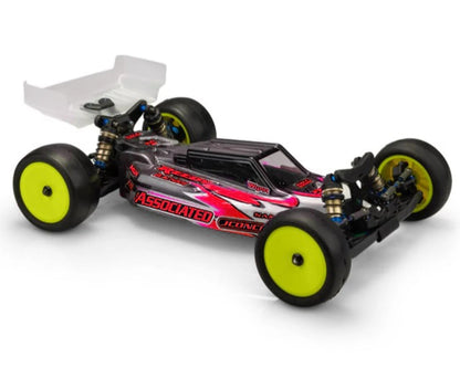 JConcepts RC10 B7/B7D "F2" Body w/Turf & Carpet Wings (Clear)