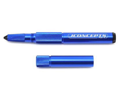 JConcepts Precision Hobby Knife Handle w/Storage (Black/Blue)