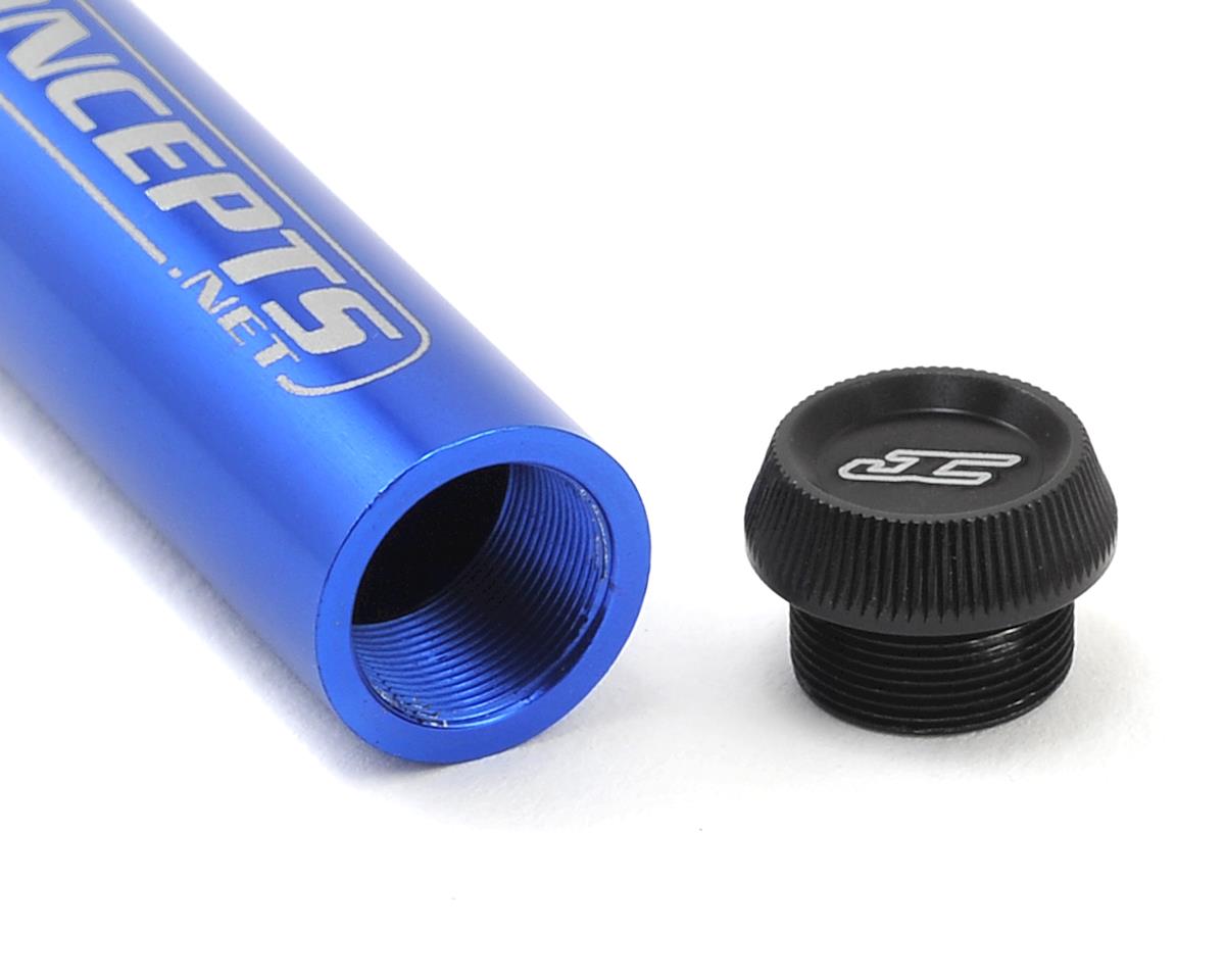 JConcepts Precision Hobby Knife Handle w/Storage (Black/Blue)