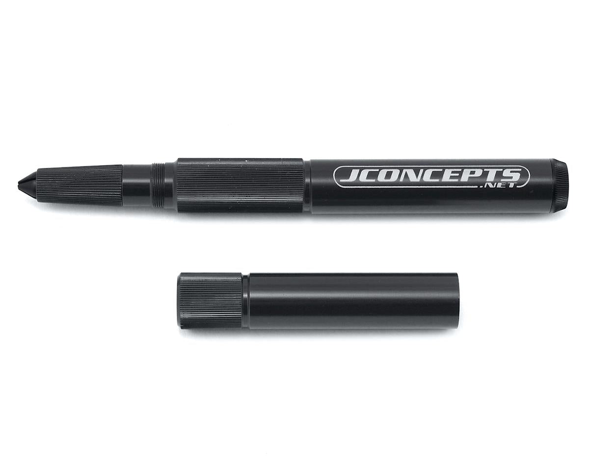 JConcepts Precision Hobby Knife Handle w/Storage (Black/Blue)