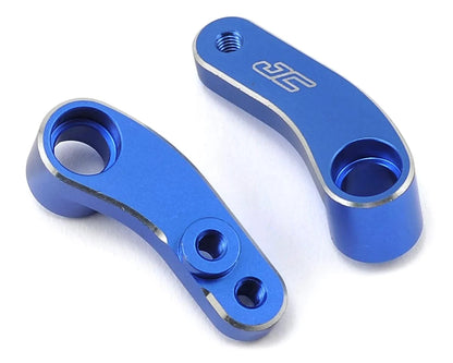 JConcepts B6/B6D Aluminum Steering Bellcrank (Blue)