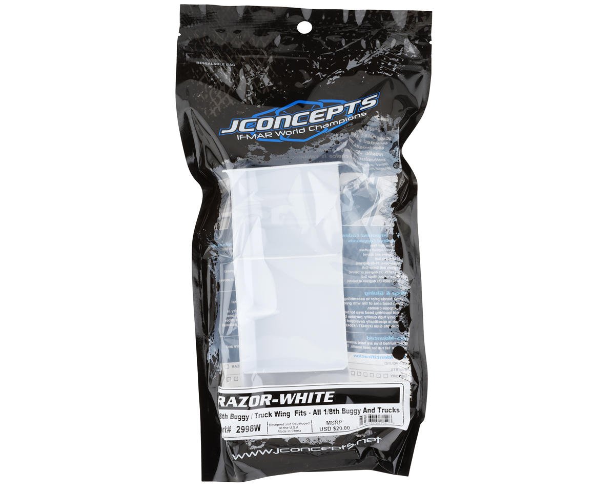 JConcepts Razor 1/8 Off Road Wing (White)