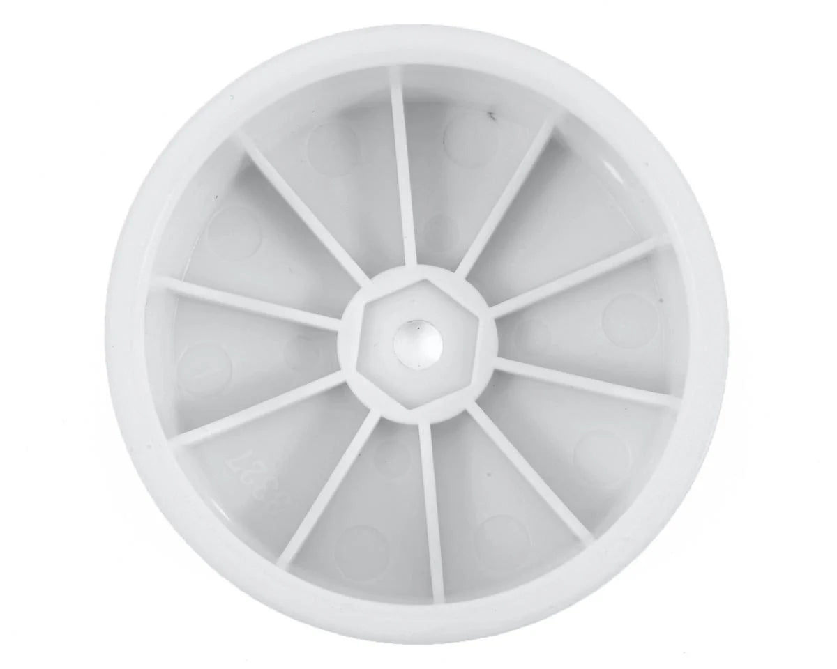 JConcepts 12mm Hex Mono 2.2 4WD Front Buggy Wheels (4) (22-4) (White)