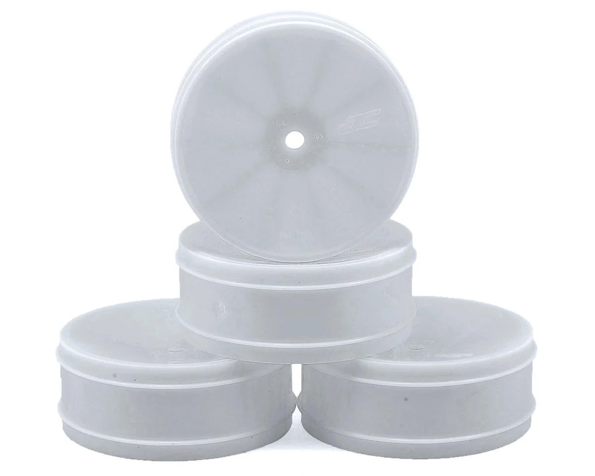 JConcepts 12mm Hex Bullet 60mm Front Wheels (4) (B6/B5/RB6) (White)