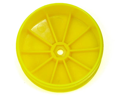 *CLEARANCE* JConcepts 9.5mm Hex Bullet 60mm 4WD Front Buggy Wheels (4) (B44.2) (Yellow)