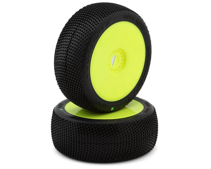 JConcepts Dirt Bite 1/8 Off-Road Buggy Pre-Mounted Tires (2)(Green)