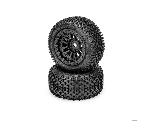 JConcepts Choppers Pre-Mounted Monster Truck Tires (Black) (2) w/17mm Hex